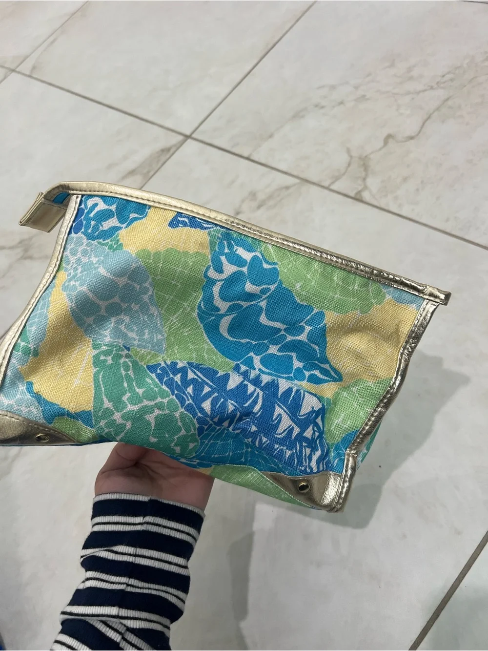 Lily Pulitzer Estée Lauder Floral Makeup Bag